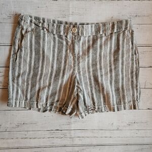 Loft 6" Linen Blend Shorts‎ Size 12
